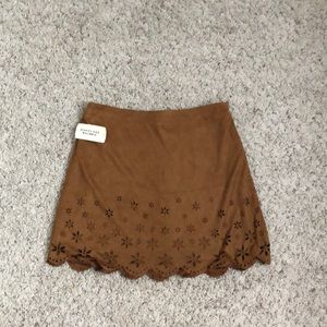 suede skirt